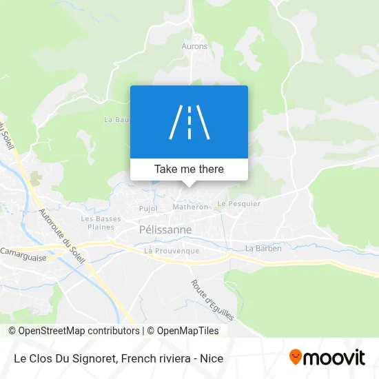 Le Clos Du Signoret map
