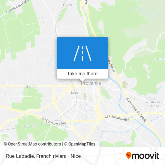 Rue Labadie map