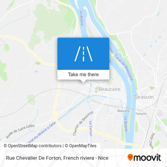 Mapa Rue Chevalier De Forton
