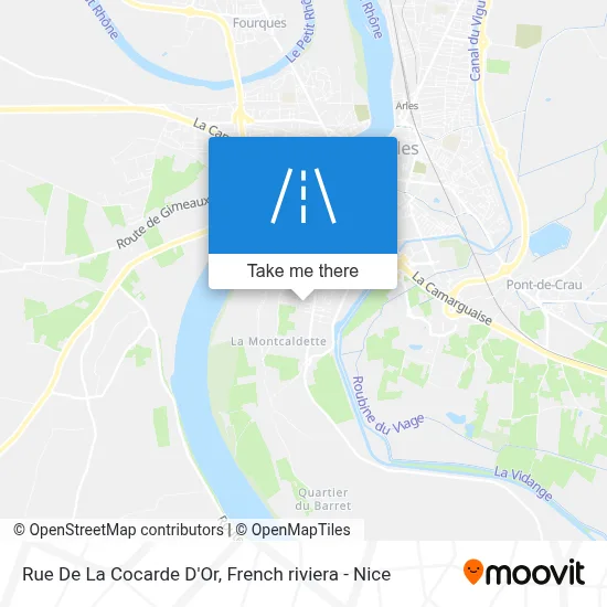 Rue De La Cocarde D'Or map