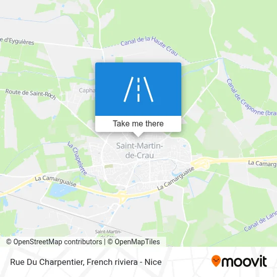 Mapa Rue Du Charpentier