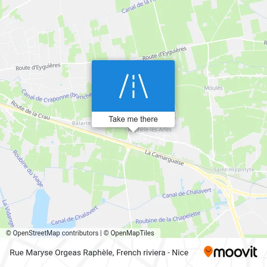 Rue Maryse Orgeas Raphèle map