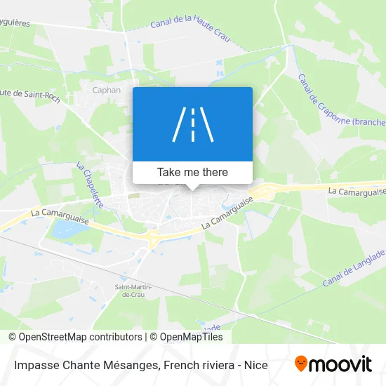Impasse Chante Mésanges map