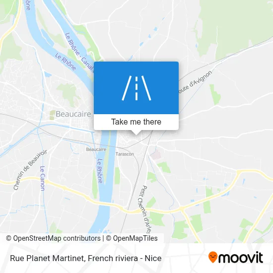 Mapa Rue Planet Martinet
