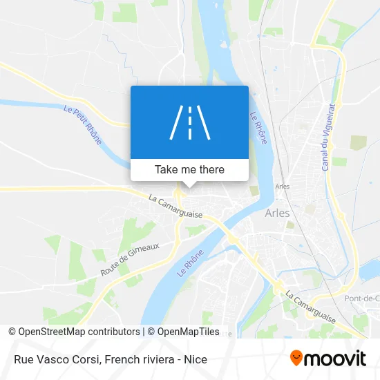 Rue Vasco Corsi map