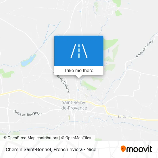 Chemin Saint-Bonnet map