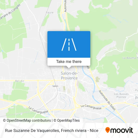 Mapa Rue Suzanne De Vaquerolles