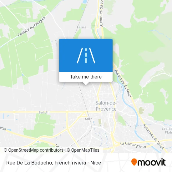 Rue De La Badacho map
