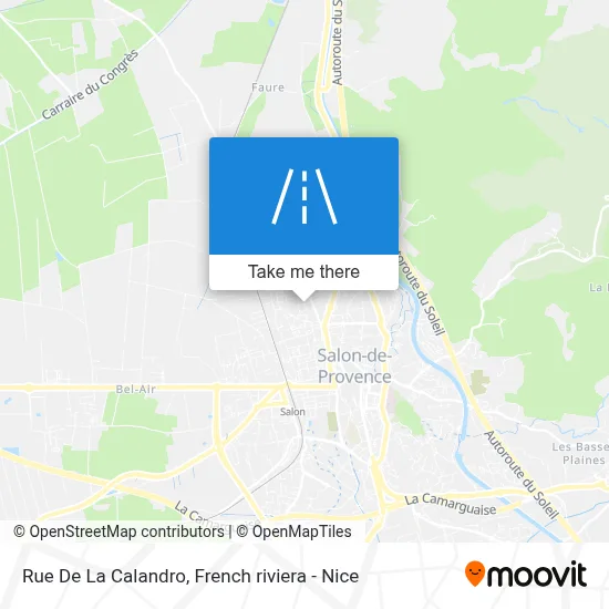 Rue De La Calandro map
