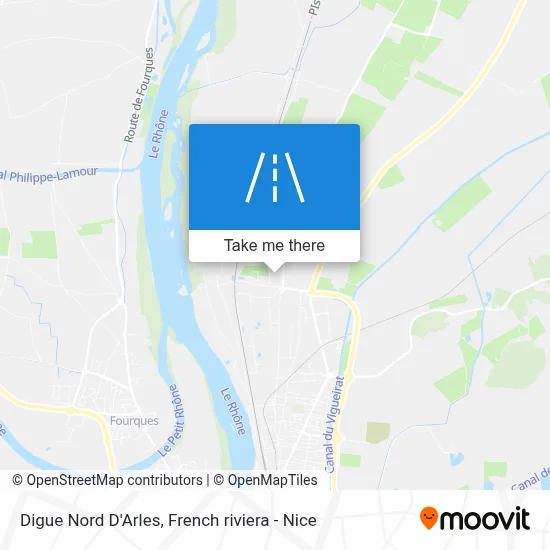 Digue Nord D'Arles map