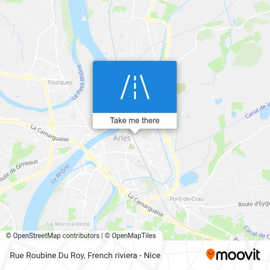 Rue Roubine Du Roy map