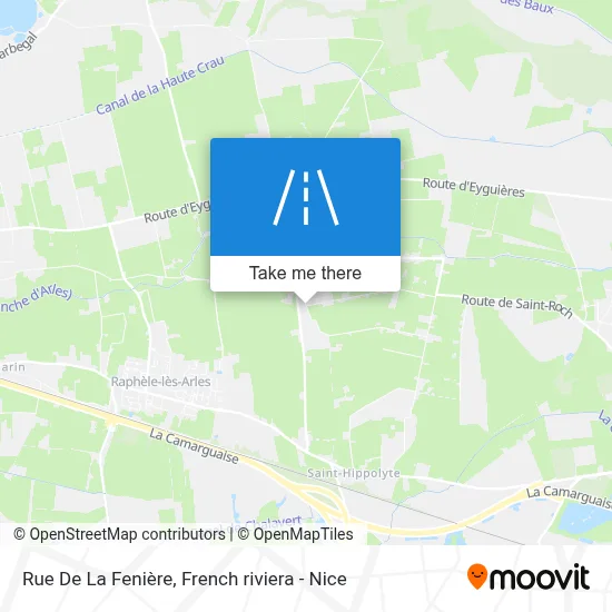 Rue De La Fenière map