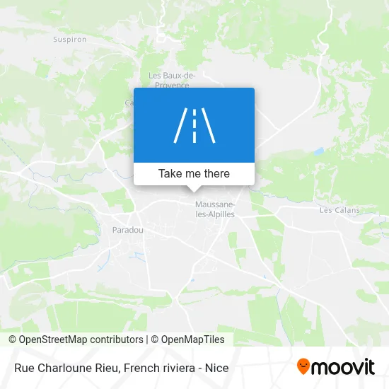 Rue Charloune Rieu map
