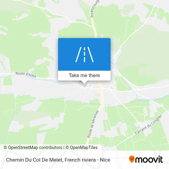Chemin Du Col De Melet map