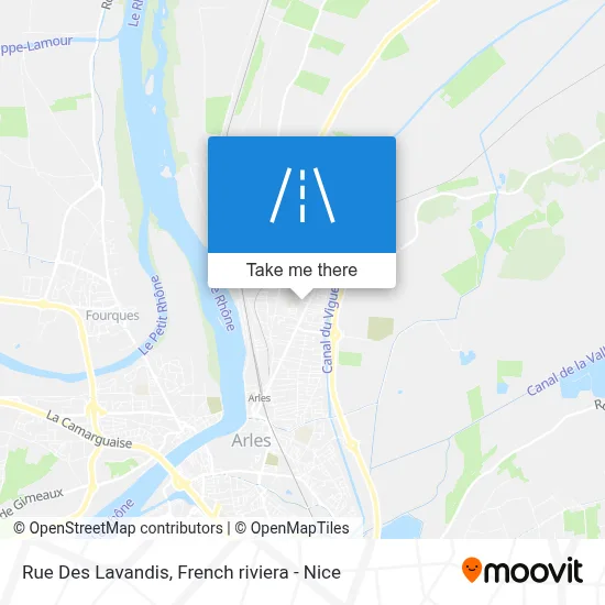 Rue Des Lavandis map