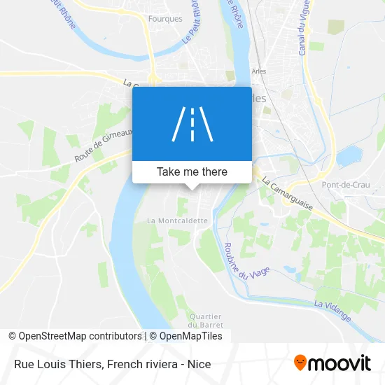 Rue Louis Thiers map