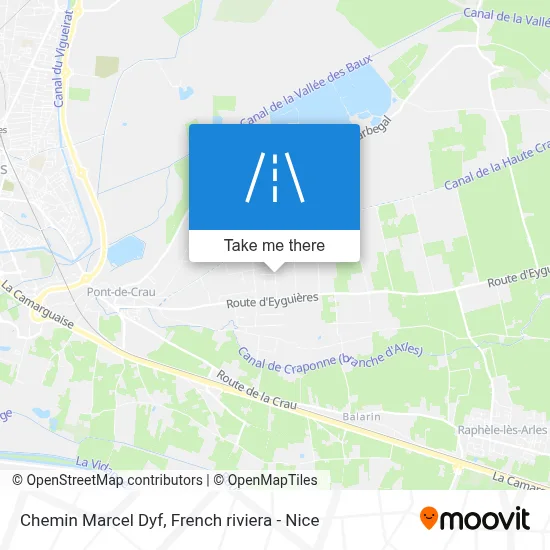 Chemin Marcel Dyf map
