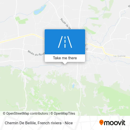 Chemin De Bellile map
