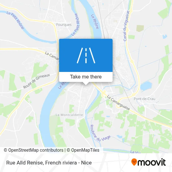 Mapa Rue Alld Renise