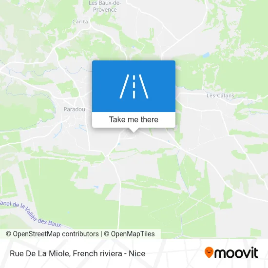 Rue De La Miole map