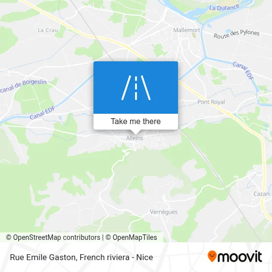 Rue Emile Gaston map