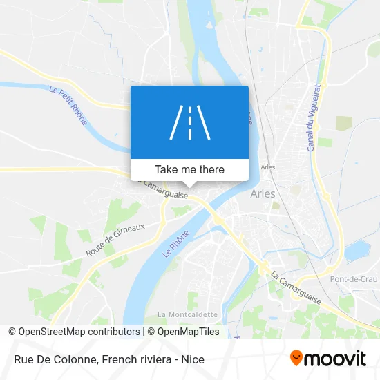 Rue De Colonne map