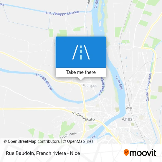 Mapa Rue Baudoin