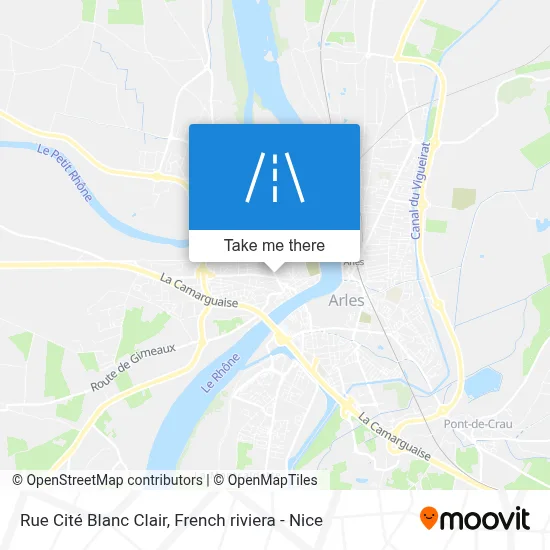 Rue Cité Blanc Clair map