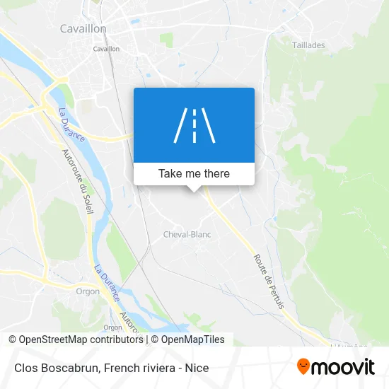 Clos Boscabrun map