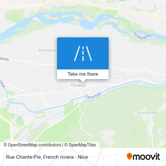 Mapa Rue Chante-Pie