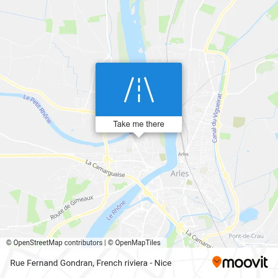 Mapa Rue Fernand Gondran
