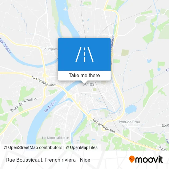 Rue Boussicaut map