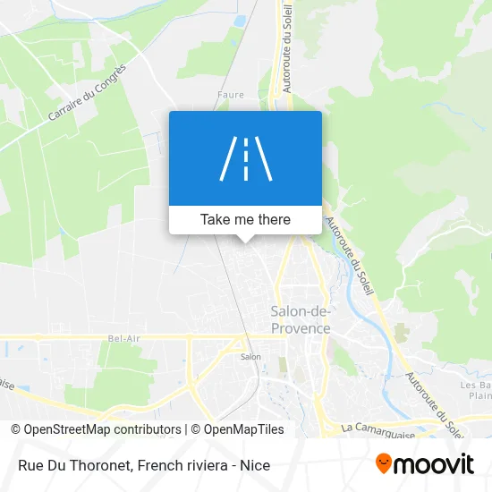 Rue Du Thoronet map