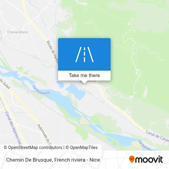 Chemin De Brusque map