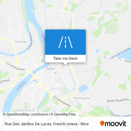 Rue Des Jardins De Lucas map