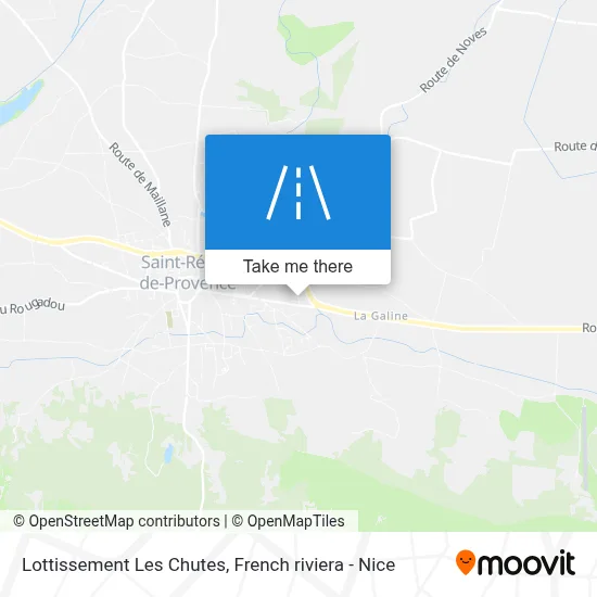 Lottissement Les Chutes map