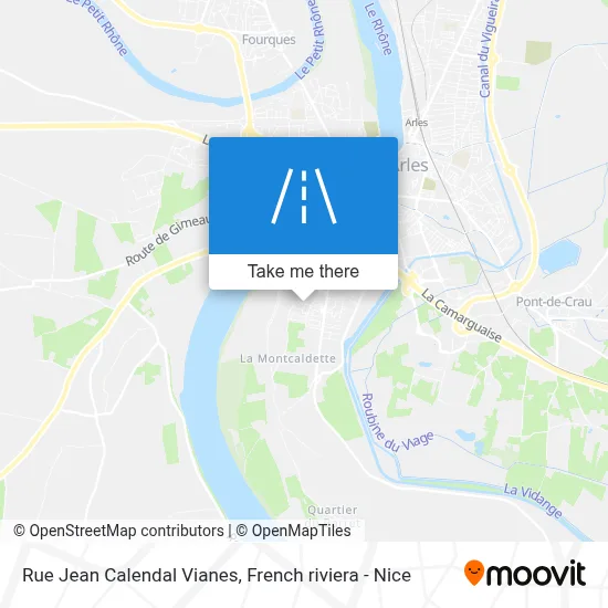 Rue Jean Calendal Vianes map