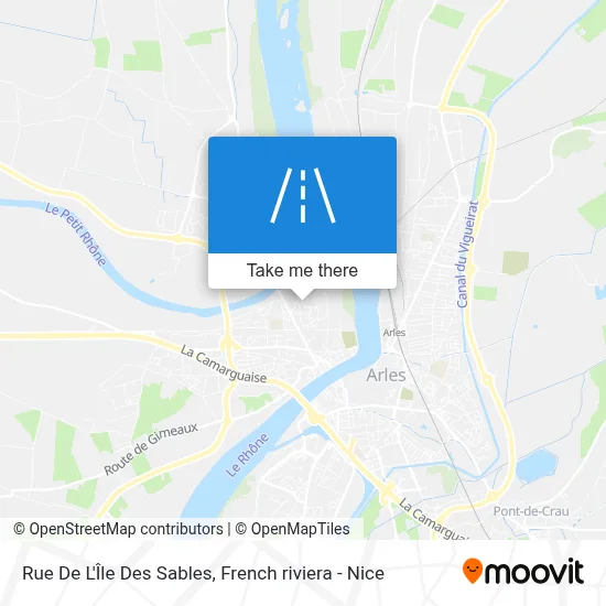 Rue De L'Île Des Sables map