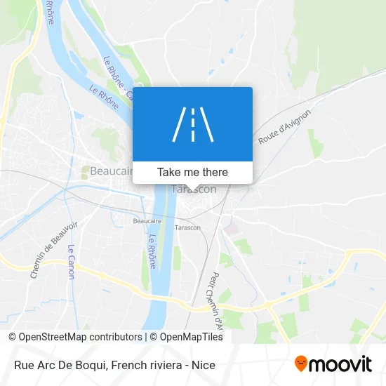 Rue Arc De Boqui map