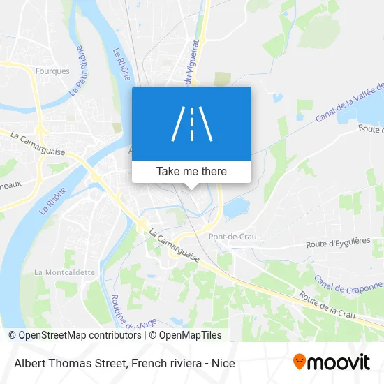 Rue Albert Thomas map