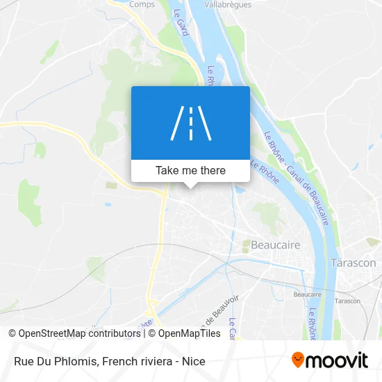 Rue Du Phlomis map