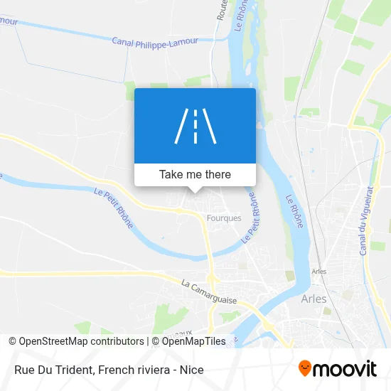 Mapa Rue Du Trident