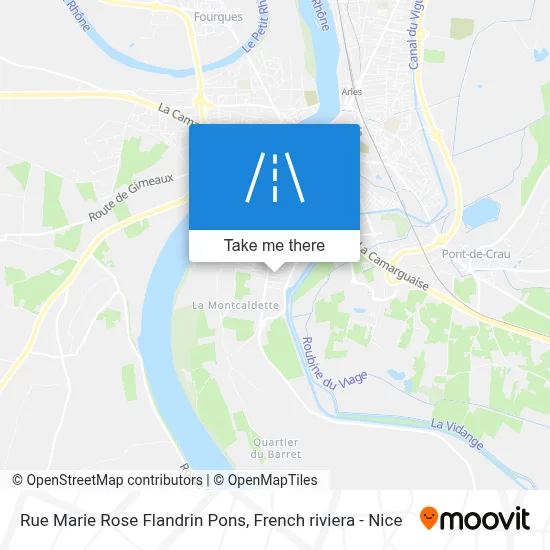 Rue Marie Rose Flandrin Pons map