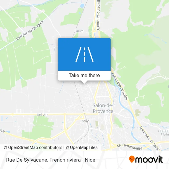 Rue De Sylvacane map