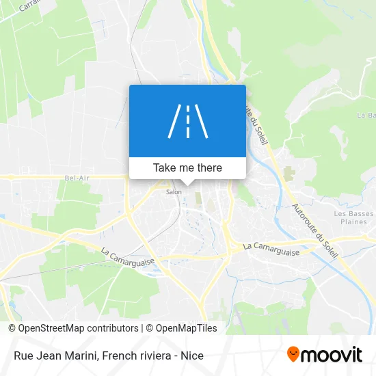 Mapa Rue Jean Marini