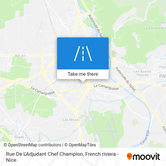 Mapa Rue De L'Adjudant Chef Champion