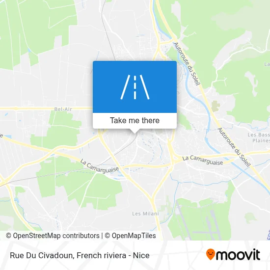 Rue Du Civadoun map