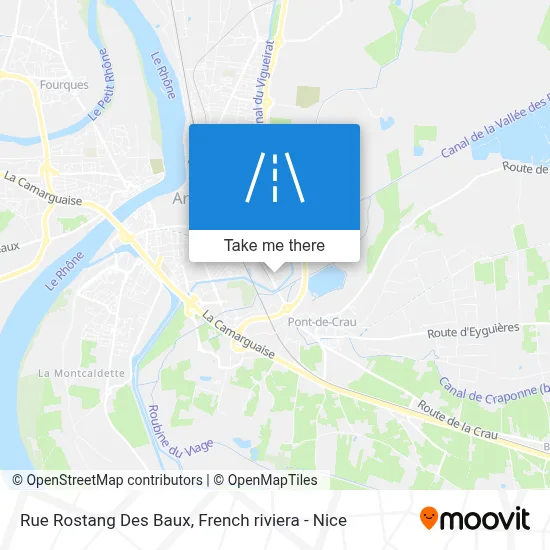Rue Rostang Des Baux map