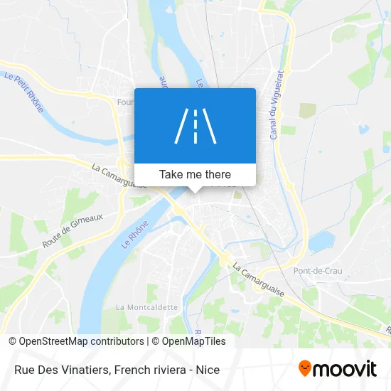 Rue Des Vinatiers map
