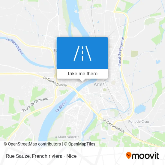 Rue Sauze map